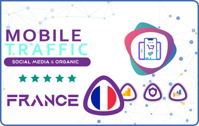 Buy France Social Media And Organic Mobile Website Traffic
