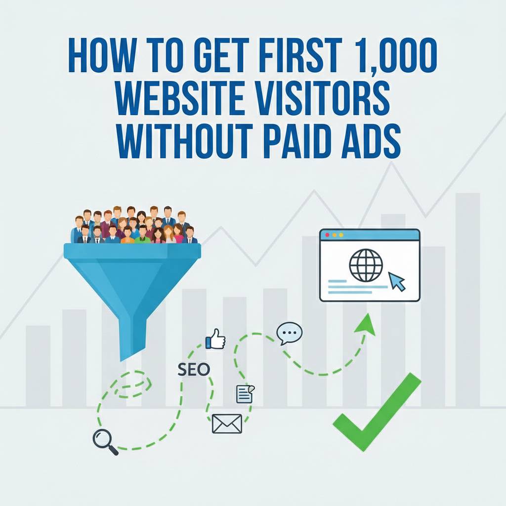 How to Get First 1,000 Website Visitors Without Paid Ads