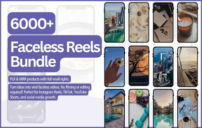 6000+ Faceless Video Reels Pack