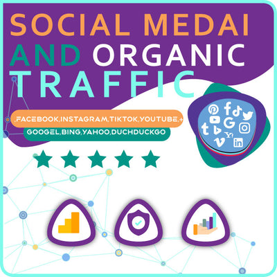 Buy Social Media AND Organic MIX Website Traffic