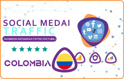 Buy Colombia Social Media Website Traffic
